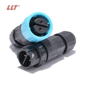 LLT M16 push lock assembly male female waterproof connector