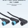 M12 Connector Push-lok, IP67 Waterproof, Multi-pin, Grow Lighting Powercord