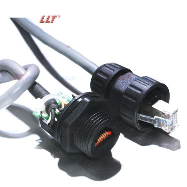 LLT M19 RJ45 waterproof cable connector