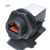 LLT M19 RJ45 panel mount waterproof connector - Image 5