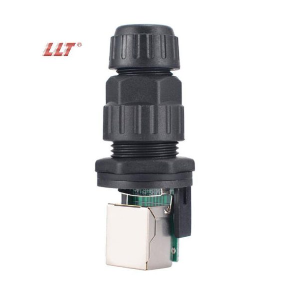 LLT M19 RJ45 panel mount waterproof connector - Image 7